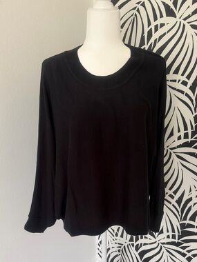 Banana Republic Black Batwing Crewneck Sweater